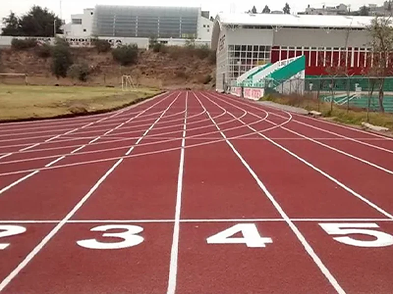 Pista de atletismo construida en Ixtapaluca, Estado de México